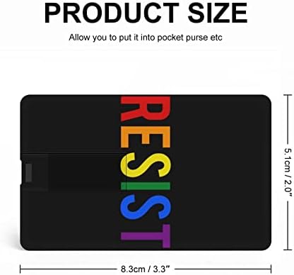 Съпротивявайте на Гордостта на ЛГБТ-карти USB 2.0 Флаш Памет 32G /64G С Забавен Принтом