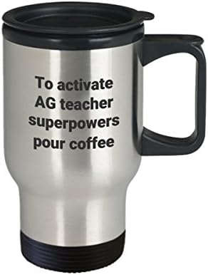Чаша За Пътуване AG Teacher - Забавно Саркастическая Термоизолированная Чаша За Обучение на Селското Стопанство От Неръждаема