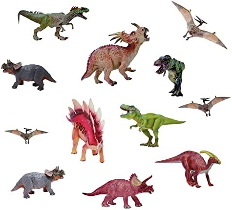 Maydahui 3D Стикери с Динозавром На Стената, Отклеивающиеся Сменяеми Етикети с Динозавром на Стената (38x30 Инча) за