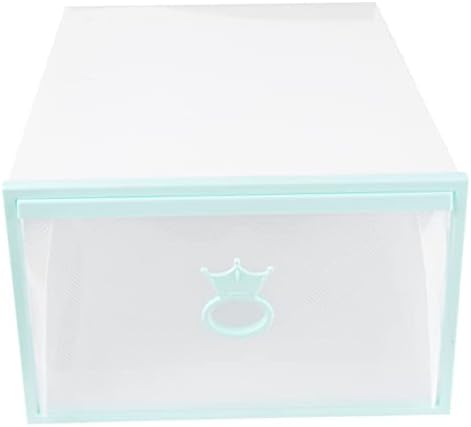 Alipis Box Пластмасова Кутия За съхранение на обувки Прозрачен контейнер с капак Прозрачни кутии за обувки купищата с