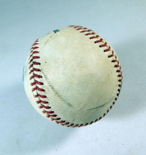 2022 Тексас Рейнджърс Маями Марлинз Използван Бейзбол Глен Ото Ливайн Диас С Топката - Използваните Бейзболни топки