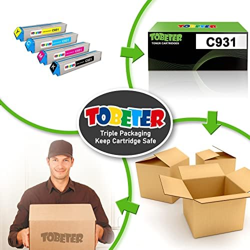 Подмяна на касетата с тонер за принтер, съвместим с ToBeter, за OKI C931 45536516 45536515 45536514 45536513, съвместим