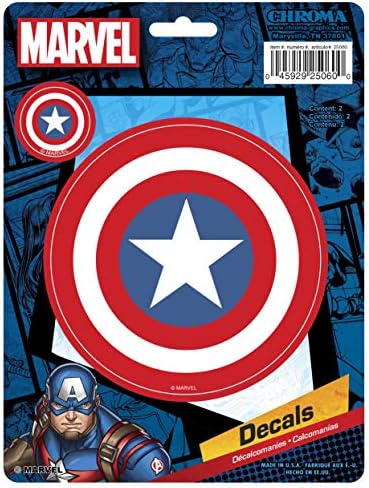 Цветен Стикер Captain America 6x8 Stick Onz