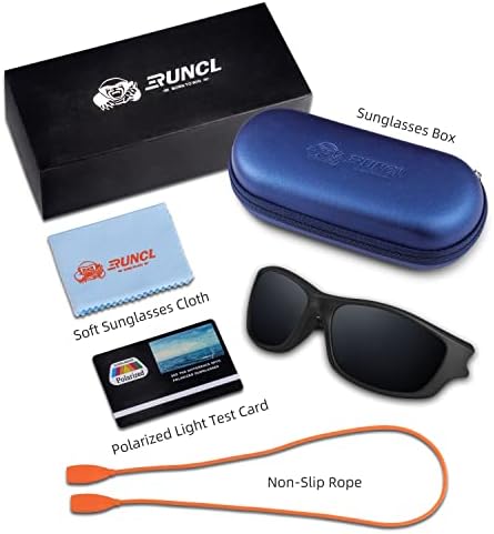 RUNCL Поляризирани Спортни Слънчеви Очила Phocas за Мъже И Жени, Дебнещ Дизайн, Леки Плаващи Слънчеви Очила С защита