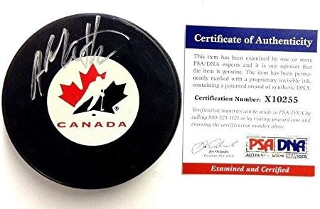 Антъни Манта подписа за миене на националния отбор на Канада Детройт Ред Уингс Psa/dna X10255 - за Миене на НХЛ с автограф