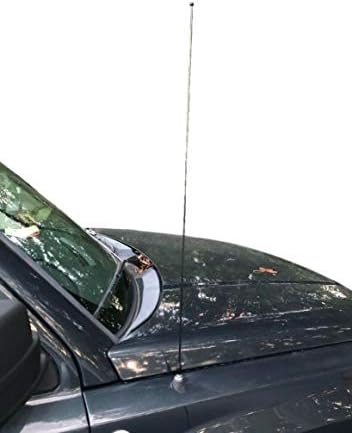 31 на Мачтата на антената от неръждаема стомана, Черен цвят - ПОДХОДЯЩ за Jeep Patriot MK Compass 2007-2017