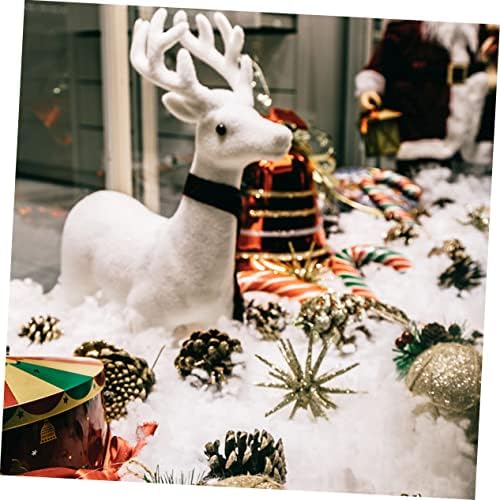 Заснежени Одеяло Abaodam Бяло Пушистое Покривки Коледен Декор Под Коледна Елха Снежен Мат Коледа Деревенское Одеяло Коледен