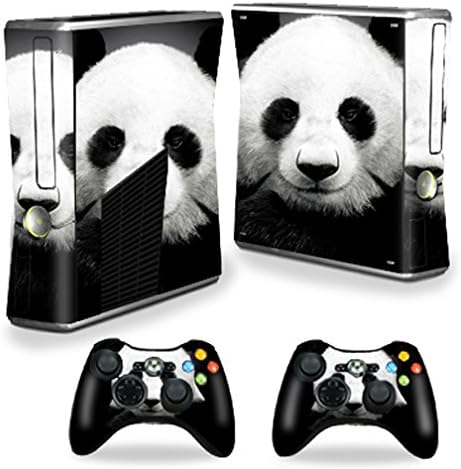 Кожата MightySkins, съвместим с конзола на X-Box 360 Xbox 360 S - Panda | Защитно, здрава и уникална vinyl стикер-опаковка
