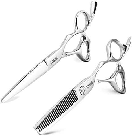 6-ИНЧОВИ Ножица За Подстригване на коса и 5,75-Цолови Ножица За Изтъняване на коса Фризьорски Ножици Професионални ножици