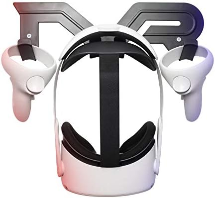 Стенни Поставка за съхранение на слушалки JULHOVR Meta VR с плетене на една кука и капак за обектива на виртуална реалност