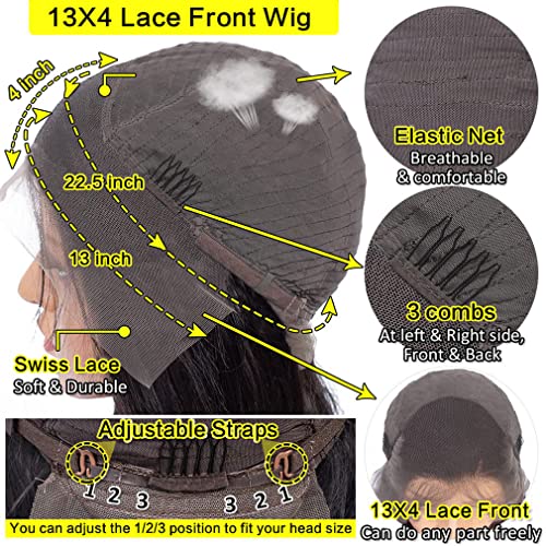 ALTERYOU обемна вълна на синтетични косми на дантели изкуствени перуки, изработени от човешка коса, предварително выщипанные Перуки 180% плътност за черни жени естестве