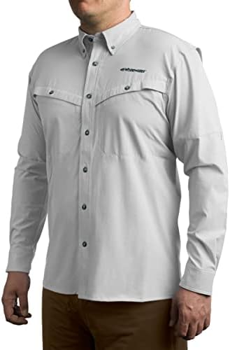 Лека, Впитывающая Влагата Риболовна риза Whitewater с Дълъг ръкав UPF 50