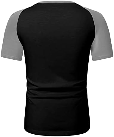 Bmisegm Летни Мъжки Спортни Ризи, Мъжки t-shirt Свободно Намаляване с Къс ръкав T Shirt for Man