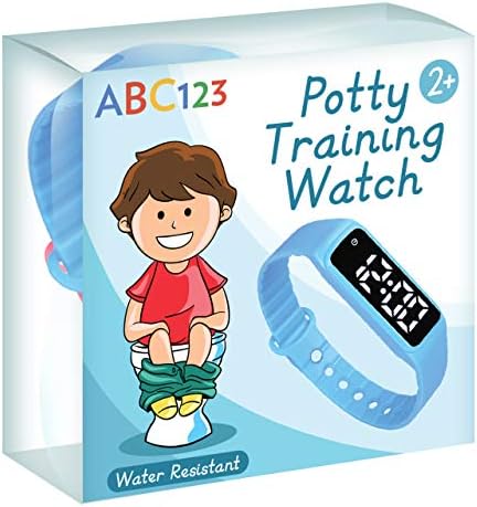 ABC123 - Комплект за приучения към гърне деца - Преносим Калъф За седалката на тоалетната чиния, часовници за приучения