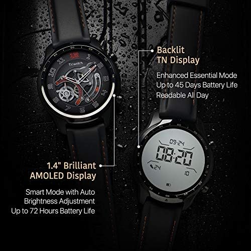 Ticwatch Pro 3 GPS Smart-часовници Мъжки дрехи OS Часовници Qualcomm Snapdragon Носете 4100 Платформа за Здравето на