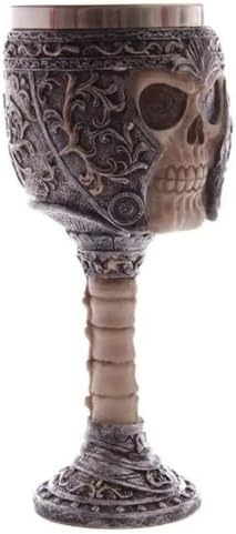 Творчески Черепа на Скелет на Кон Ръчно Купа, 200 мл Готически Оссуарий Дланта на Костите на Скелета, Чаша За Вино, Корпус