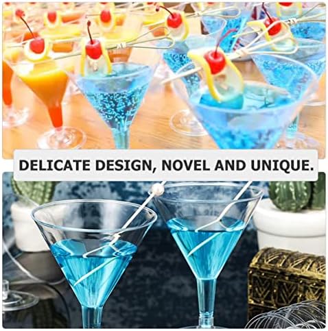 контейнерни барове за Еднократна употреба Чаши за Коктейли С Лед На Крака За Пиене Прозрачно Шампанско на Открито Маргарита