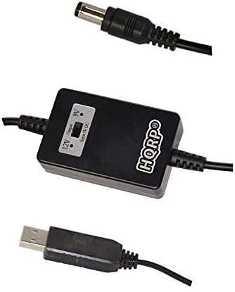 Кабел-преобразувател на HQRP 5V USB към 12V DC 9V Нагоре модул, Съвместим с компютри Kodlix/Minisforum Mini PC GN31/GN34/GN41/N34/