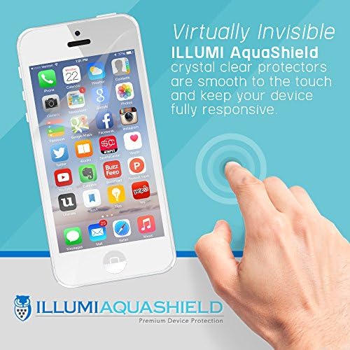 Защитно фолио ILLUMI AquaShield, съвместим с Kindle Fire HDX 7 инча (2 опаковки), без мехурчета, Прозрачна гъвкава филм