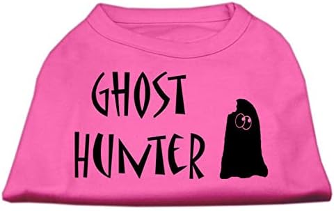 Тениска с Трафаретным принтом Mirage Pet Products Ghost Hunter Светло Розов цвят с Черен Надпис Sm (10)
