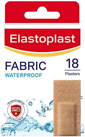 Лепенки от непромокаем плат Elastoplast 18s (Опаковка от 10 броя = Общо 180 броя), Голяма опаковка Филтър band-спин,