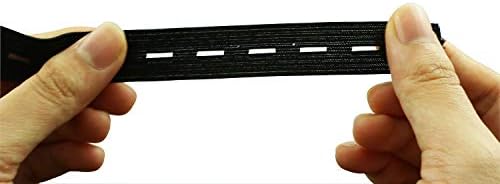 Ластични ленти Batino 15 мм с петелькой, регулируем плосък шевна лента от еластичен трикотаж, черни аксесоари за дрехи