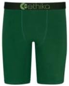 Мъжки къси панталони-боксерки Ethika от щапелни материал | 2 опаковки Син и зелен цвят