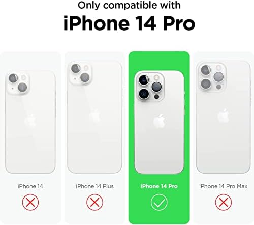 Калъф ERAGLOW за iPhone 14 pro, една чанта-портфейл за iPhone 14 pro 6,1 , [НЕ е за PRO MAX], RFID заключване [Функция