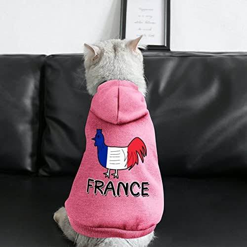 Френски Le Coq Gaulois едно Парче Костюм за Кучета, Подходящи за домашни Любимци, Дрехи, с Шапка, Аксесоари за Домашни