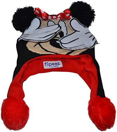 Зимна шапка Disney Minnie Mouse Flipeez с менгеме и отпред на автомобила (Мини Маус)
