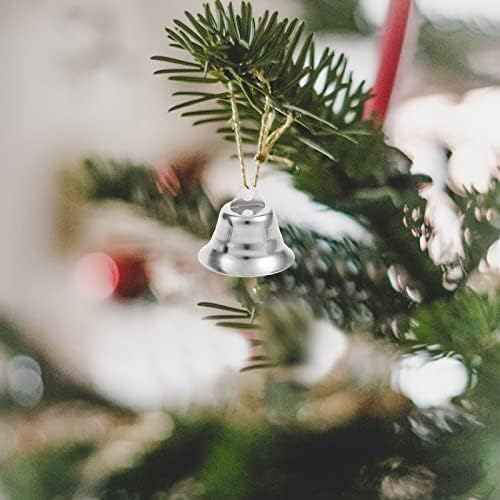 SUPVOX 20pcs Занаятчийски Свирки Jingle Bells Мини Малки Звънчета Сребърни Звънчета на Стари Метални Звънчета Коледни