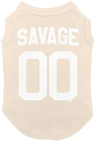 Тениска Savage 00 - Lit Ruthless Woked Dog (Тъмно сиво, със средна плътност)