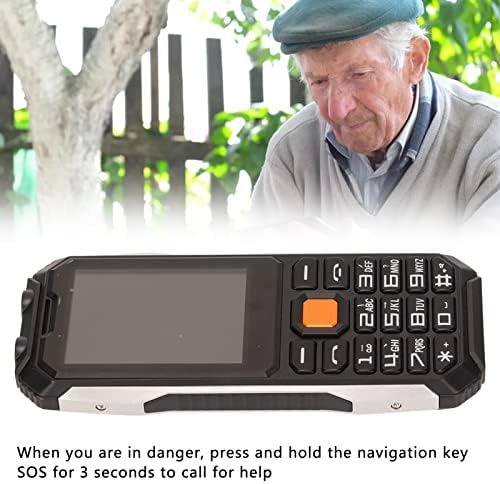 Мобилен телефон Heyzoki 2G за възрастните Хора, телефон Отключени, Голям бутон с две SIM карти, 2.4-инчов HD екран, 6800