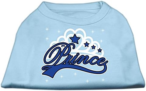 Mirage Стоки за домашни любимци, Тениска за кучета с Трафаретным принтом Аз съм принц, Синята - XXLarge - 18