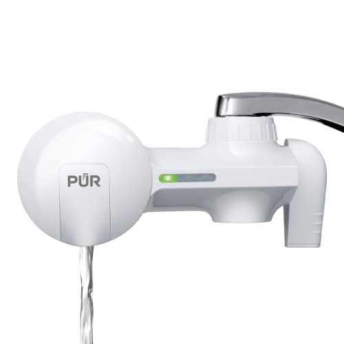 Система за Филтриране на вода с монтиране на кран PUR PLUS, Бял – Хоризонтално закрепване за кран за чиста, Освежаваща