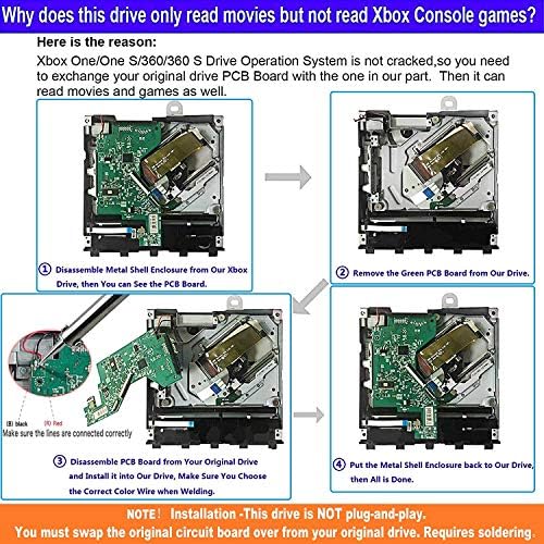 Подмяна на диск Blu-Ray Lite-На DG-6M1S-01B DG-6M1S 6M2S B150 Laser за Xbox One