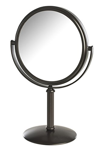 Двустранно Десктоп огледало за грим на избор на модели - Огледало за грим с 5-кратно увеличение и въртяща се конструкция