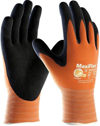 PIP 34-8014 Найлонови ръкавици Maxiflex Ultimate с микропенным покритие от нитрил голям размер (12 чифта)