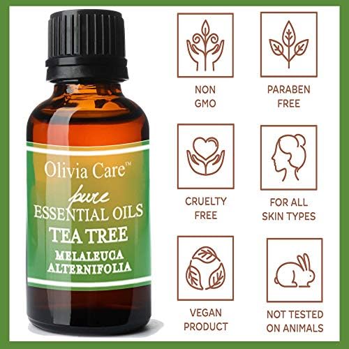Етерично масло от чаено дърво от Olivia Care – натурално, чисто и веганское. Терапевтичен клас и са подходящи за